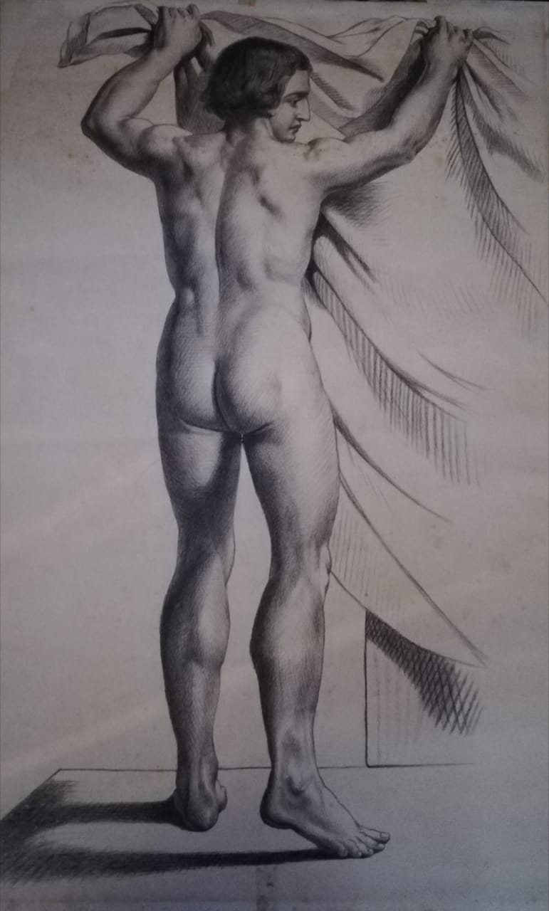 Felipe S Gutierrez "Desnudo masculino"