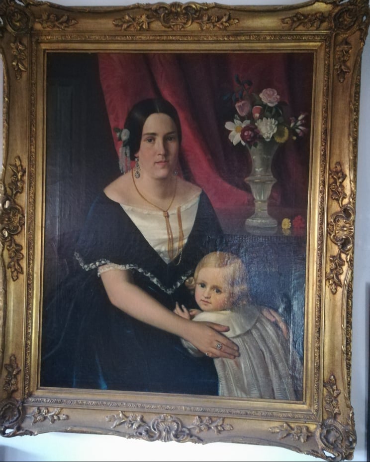 Retrato de la Señora Celis y su Hijo